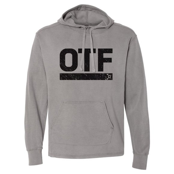 Orange Theory Comfort Colors garment dyed French terry hoodie GREY small - Picture 1 of 2